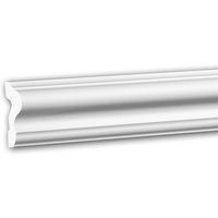 Profhome Decor - Wand- und Friesleiste profhome 651302 Stuckleiste Zierleiste stoßfest Wandleiste Neo-Klassizismus-Stil weiß 2 m von PROFHOME DECOR