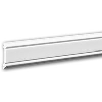 Profhome Decor - Wand- und Friesleiste profhome 651384 Stuckleiste Zierleiste stoßfest Friesleiste Neo-Klassizismus-Stil weiß 2 m von PROFHOME DECOR