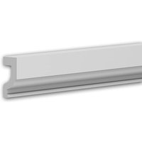 Profhome Decor - Wandleiste Profhome 651391 Friesleiste Stuckleiste Zierleiste Modernes Design weiß 2 m von PROFHOME DECOR