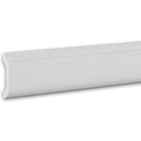 Profhome Decor - Wandleiste Profhome 651801 Friesleiste Stuckleiste Zierleiste Modernes Design weiß 2 m von PROFHOME DECOR
