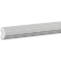 Profhome Decor - Wandleiste Profhome 651810 Friesleiste Stuckleiste Zierleiste Modernes Design weiß 2 m von PROFHOME DECOR