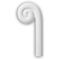 Profhome Decor - Zierelement rechts Profhome 162806 Dekorelement Stuck Ornament Stil Art déco weiß von PROFHOME DECOR