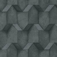 Profhome - 3D Tapete 388272 heißgeprägte Vliestapete strukturiert mit geometrischen Formen matt anthrazit grau schwarz 5,33 m2 Profhome - 3D Tapete 388272 heißgeprägte Vliestapete strukturiert mit geometrischen Formen matt anthrazit grau schwarz 5,33 m2 von PROFHOME