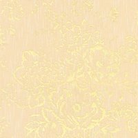 Barock Tapete Profhome 306573 Textiltapete strukturiert mit Blumen-Muster glänzend gold creme 5,33 m2 - gold von PROFHOME