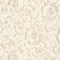 Exklusive Luxus Tapete Profhome 343263 Vliestapete leicht strukturiert mit Blumen-Muster glitzernd bronze beige creme 7,035 m2 - bronze von PROFHOME