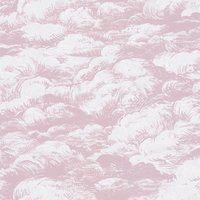 Profhome - Natur Tapete 377051 Vliestapete glatt mit grafischem Muster matt rosa weiß 5,33 m2 - rosa von PROFHOME