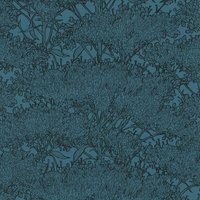 Natur Tapete Profhome 369726 Vliestapete leicht strukturiert mit floralen Ornamenten matt blau schwarz 5,33 m2 von PROFHOME