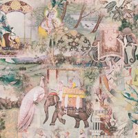 Profhome - Asia Tapete 381732 glatte Vliestapete ohne Struktur mit Dschungel-Design matt beige braun grün gelb 5,33 m2 Profhome - Asia Tapete 381732 glatte Vliestapete ohne Struktur mit Dschungel-Design matt beige braun grün gelb 5,33 m2 von PROFHOME