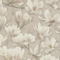 Profhome - Blumen Tapete 396102 heißgeprägte Vliestapete leicht strukturiert mit floralen Ornamenten matt beige creme-weiß weiß 5,33 m2 Profhome - Blumen Tapete 396102 heißgeprägte Vliestapete leicht strukturiert mit floralen Ornamenten matt beige creme-weiß weiß 5,33 m2 von PROFHOME