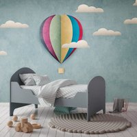 Profhome - Fototapete 383011 heißgeprägte Vliestapete glatt Kindertapete matt blau weiß rot lila 3,71 m x 2,8 m von PROFHOME