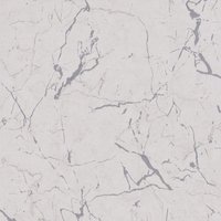 Profhome - Grafik Tapete 378556 Vliestapete glatt in Steinoptik glänzend weiß grau 5,33 m2 - weiß von PROFHOME
