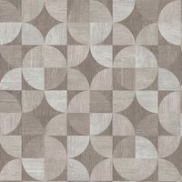 Holz Tapete Profhome 369133 Vliestapete leicht strukturiert mit grafischem Muster matt grau 5,33 m2 - grau von PROFHOME