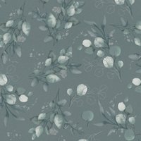 Profhome - Landhaus Tapete 397683 Vliestapete glatt mit floralen Ornamenten und metallischen Akzenten grün silber 5,33 m2 Profhome - Landhaus Tapete 397683 Vliestapete glatt mit floralen Ornamenten und metallischen Akzenten grün silber 5,33 m2 von PROFHOME