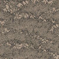 Profhome - Natur Tapete 369725 Vliestapete leicht strukturiert mit floralen Ornamenten matt braun grau beige 5,33 m2 - braun von PROFHOME