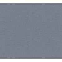 Profhome - Uni Tapete 387447 heißgeprägte Vliestapete leicht strukturiert in Textiloptik matt blau tauben-blau blau-grau 5,33 m2 von PROFHOME