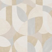 Retro Tapete Profhome 399324 heißgeprägte Vliestapete leicht strukturiert mit grafischem Muster matt grau creme-weiß beige weiß 5,33 m2 Retro Tapete Profhome 399324 heißgeprägte Vliestapete leicht strukturiert mit grafischem Muster matt grau creme-weiß beige weiß 5,33 m2 von PROFHOME