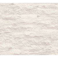 Stein Kacheln Tapete Profhome 959083 Vliestapete glatt in Steinoptik matt creme weiß 5,33 m2 Stein Kacheln Tapete Profhome 959083 Vliestapete glatt in Steinoptik matt creme weiß 5,33 m2 von PROFHOME