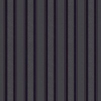 Profhome - Streifen Tapete 361673 Vliestapete leicht strukturiert im traditionellen Stil glitzernd schwarz 5,33 m2 - schwarz von PROFHOME