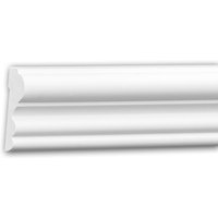 Profhome Decor - Wand- und Friesleiste profhome 151400 Stuckleiste Zierleiste Friesleiste Zeitloses Klassisches Design weiß 2 m von PROFHOME DECOR