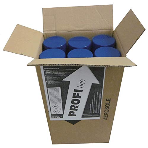 PROFI LINE 6 Dosen Bodenmarkierfarbe Profiline II, blau, 750 ml Spraydose, Art.-Nr. SS-ST-BL-K von PROFI LINE
