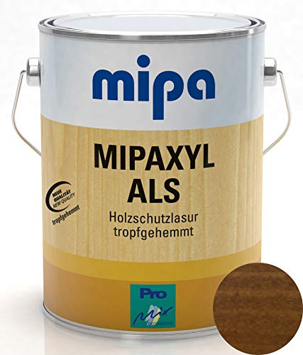 Holzlasur mittelschichtig Mipaxyl ALS Langzeitschutz 2,5l im Wunsch Holzfarbton (Eiche) von PROFI