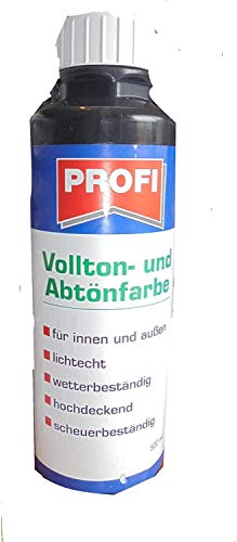 Vollton- und Abtönfarbe für innen und außen Petrol 500 ml von PROFI