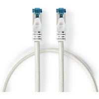 Profigold - Cat6a netzwerkkabel sftp rj45 stecker rj45 stecker 100 m snagless rund geflochten pvc silber box mit abgedecktem fenster 83961484 von PROFIGOLD