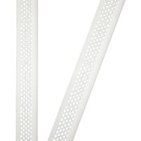 Pvc Abschlussprofil, Abschlussleiste, Kantenschutz 2,5m Weiß, Putzschienen aus hart pvc, für Innen- & Außenputz - 25 x 16mm - Weiß von PROFILEXXL
