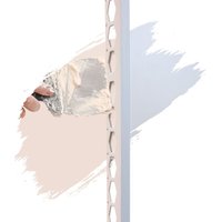 Pvc Abschlussprofil, Abschlussleiste, Kantenschutz 2,5m Weiß, Putzschienen aus hart pvc, für Innen- & Außenputz - 25 x 8mm von PROFILEXXL