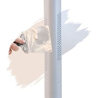 Pvc Eckwinkel, Eckprofil, Rund, Kantenschutz Trockenbau 2,5m, Profile aus hart pvc, für Innenbau Trockenbau - Weiß, 55x23 mm von PROFILEXXL