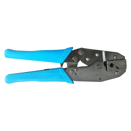 ProfiPatch Crimpzange für geschirmte RJ45 Stecker Cat6A Cat7 mit Kabel-Clip 8-polig von PROFIPATCH.COM