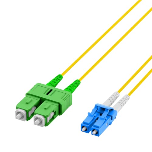 ProfiPatch Glasfaserkabel LWL Patchkabel Duplex LC-SC/APC Singlemode 9/125µ OS2 Lichtwellenleiter 15m ProfiPatch Glasfaserkabel LWL Patchkabel Duplex LC-SC/APC Singlemode 9/125µ OS2 Lichtwellenleiter 15m von PROFIPATCH.COM