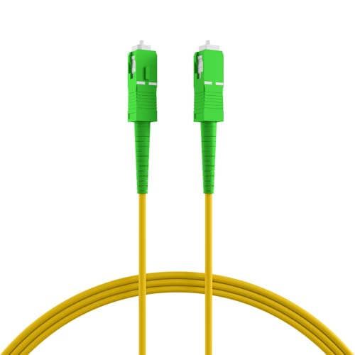 ProfiPatch Glasfaserkabel LWL Patchkabel Simplex SC/APC-SC/APC Singlemode 9/125µ OS2 Lichtwellenleiter 20m von PROFIPATCH.COM