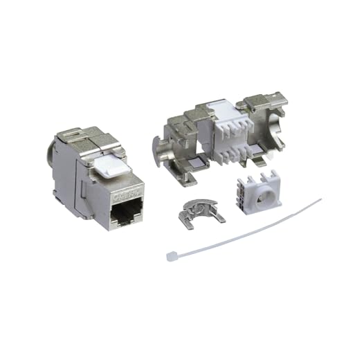 ProfiPatch Keystone RJ45 Jack Modul Cat.6a Buchse 10 Gigabit STP Netzwerk Adapter LAN für Patchpanel, Netzwerkdose, Verlegekabel ProfiPatch Keystone RJ45 Jack Modul Cat.6a Buchse 10 Gigabit STP Netzwerk Adapter LAN für Patchpanel, Netzwerkdose, Verlegekabel von PROFIPATCH.COM