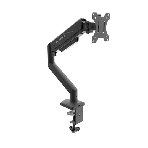ProfiPatch Monitor Halterung 1 Monitor, arm für VESA 75x75,100x100 Neigbar 10-32 Zoll höhenverstellbar bis 10kg schwarz von PROFIPATCH.COM