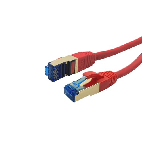 ProfiPatch Netzwerkkabel Cat7 S/FTP RJ45 LAN Kabel LSZH Premium Ethernet Patchkabel 10GB 600MHz rot 0,5m Switch Router Gaming Patchpanel ProfiPatch Netzwerkkabel Cat7 S/FTP RJ45 LAN Kabel LSZH Premium Ethernet Patchkabel 10GB 600MHz rot 0,5m Switch Router Gaming Patchpanel von PROFIPATCH.COM