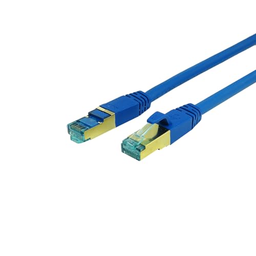 ProfiPatch Netzwerkkabel Cat8 S/FTP RJ45 LAN Kabel LSZH Premium Ethernet Patchkabel 40GB 2000MHz blau 2m Switch Router Gaming Patchpanel ProfiPatch Netzwerkkabel Cat8 S/FTP RJ45 LAN Kabel LSZH Premium Ethernet Patchkabel 40GB 2000MHz blau 2m Switch Router Gaming Patchpanel von PROFIPATCH.COM