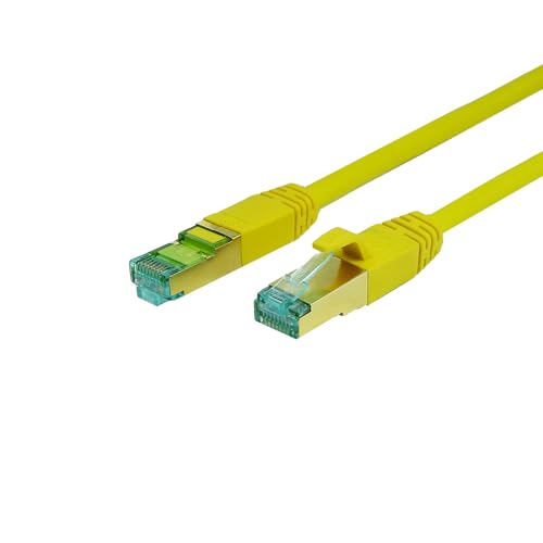 ProfiPatch Netzwerkkabel Cat8 S/FTP RJ45 LAN Kabel LSZH Premium Ethernet Patchkabel 40GB 2000MHz gelb 1m Switch Router Gaming Patchpanel ProfiPatch Netzwerkkabel Cat8 S/FTP RJ45 LAN Kabel LSZH Premium Ethernet Patchkabel 40GB 2000MHz gelb 1m Switch Router Gaming Patchpanel von PROFIPATCH.COM