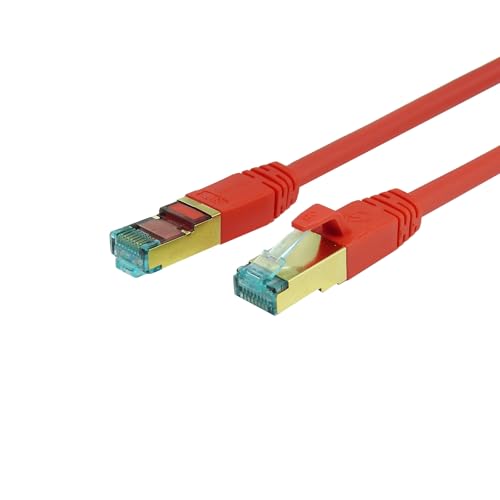 ProfiPatch Netzwerkkabel Cat8 S/FTP RJ45 LAN Kabel LSZH Premium Ethernet Patchkabel 40GB 2000MHz rot 1m Switch Router Gaming Patchpanel ProfiPatch Netzwerkkabel Cat8 S/FTP RJ45 LAN Kabel LSZH Premium Ethernet Patchkabel 40GB 2000MHz rot 1m Switch Router Gaming Patchpanel von PROFIPATCH.COM