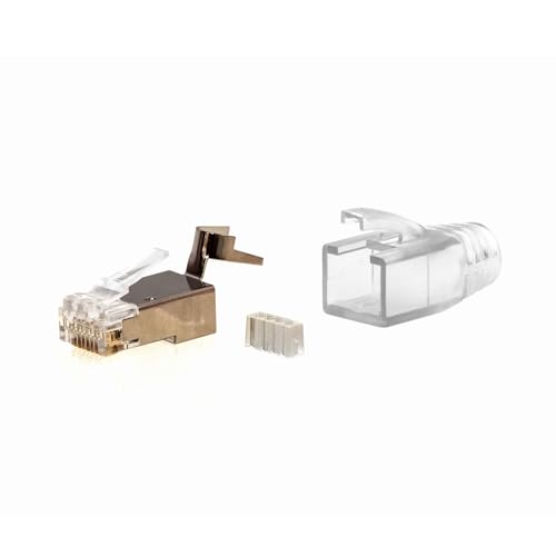 ProfiPatch RJ45 Stecker Cat7/6A/6 LAN Stecker Netzwerkstecker für Verlegekabel geschirmt ProfiPatch RJ45 Stecker Cat7/6A/6 LAN Stecker Netzwerkstecker für Verlegekabel geschirmt von PROFIPATCH.COM