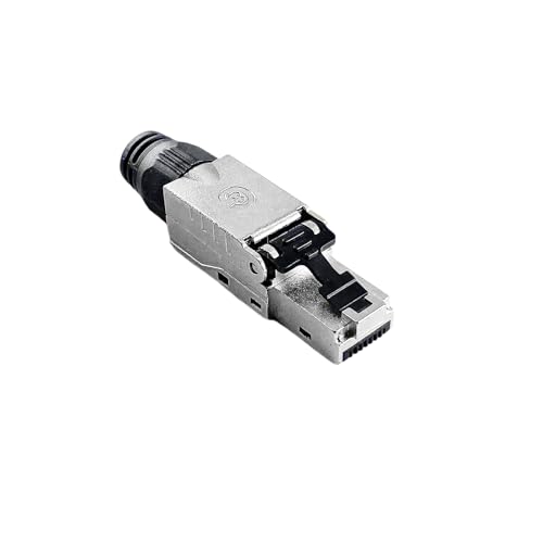 ProfiPatch RJ45 Stecker Cat8 LAN Stecker Feldkonfektionierbarer Netzwerkstecker für Patchkabel und Verlegekabel 2000MHz 40 Gbit geschirmt ProfiPatch RJ45 Stecker Cat8 LAN Stecker Feldkonfektionierbarer Netzwerkstecker für Patchkabel und Verlegekabel 2000MHz 40 Gbit geschirmt von PROFIPATCH.COM