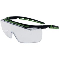 Pro Fit - 9930 Schutzbrille Kubik en 166 en 170 Bügel schwarz/grün, Scheibe klar p von PRO FIT