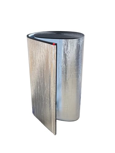ArmaFlex Duct Plus ALU Selbstklebende Isolierrollen Kautschuk Matte B-s3, d0 Dämmmatten Dämmung Isolierung (ARMAFLEX DUCT PLUS ALU, 9mm - 10m x 1m) von PROFIVENT.DE