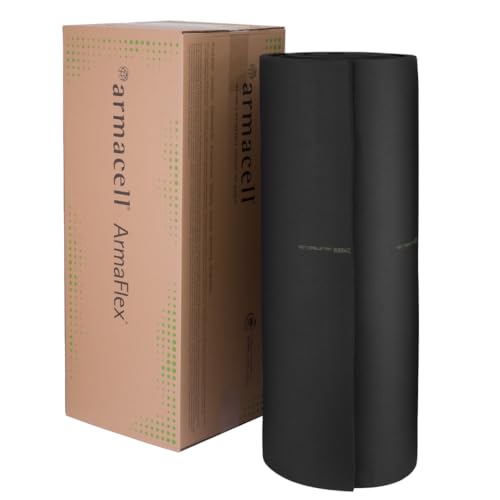 Armacell Armaflex 6mm-32mm nicht selbstklebend Dämmmatten Dämmung Isolierung Kautschuk (Nicht selbstklebend, 25mm - 1m x 1m) von PROFIVENT.DE