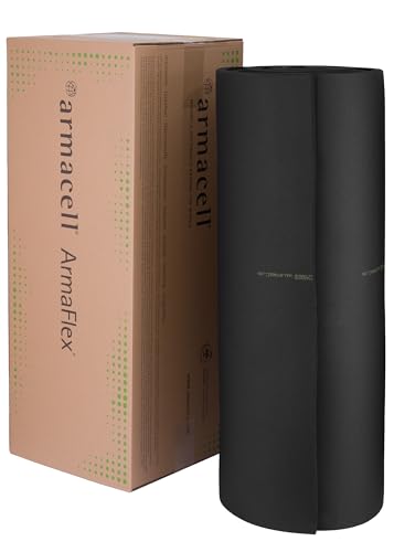Armacell Armaflex 6mm-32mm selbstklebend/nicht selbstklebend Dämmmatten Dämmung Isolierung Kautschuk (Nicht selbstklebend, 9mm - 5m x 1m) von PROFIVENT.DE