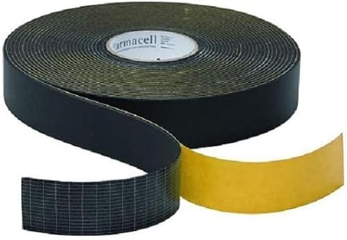 Armacell Armaflex 6mm-32mm selbstklebend nicht selbstklebend Dämmmatten Dämmung Isolierung Kautschuk (Selbstklebendes Klebeband Tape, Armaflex ACE 15m x 50mm x 3mm) von PROFIVENT.DE