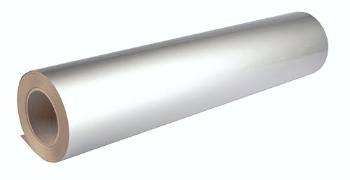 Isolpak CLAD selbstklebend 7-schichtiges HQ-Laminat aus Aluminium- und Polyesterfolie UV-beständig Wassersperre und Dampfsperre SCHICHTIGE FOLIE (Silber, 600mm/1m) von PROFIVENT.DE