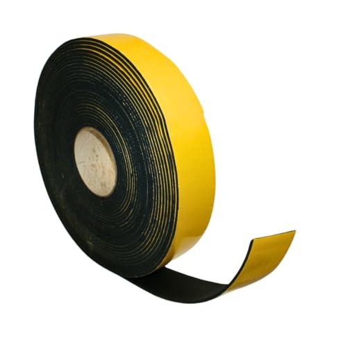 K-Flex ST selbstklebend Kautschuk Platte 6-32mm B-s3, d0 Dämmmatten Dämmung Isolierung (selbstklebendes Kautschukband, 50mm x 3mm x 15m) von PROFIVENT.DE