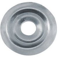 Flachrosette Stahl verzinkt - Packung zu 100 Ø25 von PROFIX
