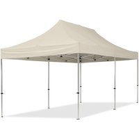 3x6 m Faltpavillon, economy Alu 32mm, creme - crème von INTENT24